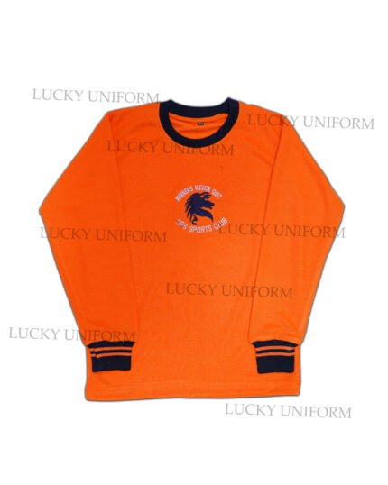 Delhi Public School Winter Sports T-Shirt Orange