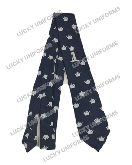 Iconic School Navy Blue Crown Tie