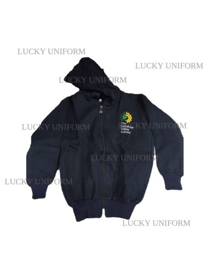 Sanskaar Valley School Navy Blue Hooded Jacket
